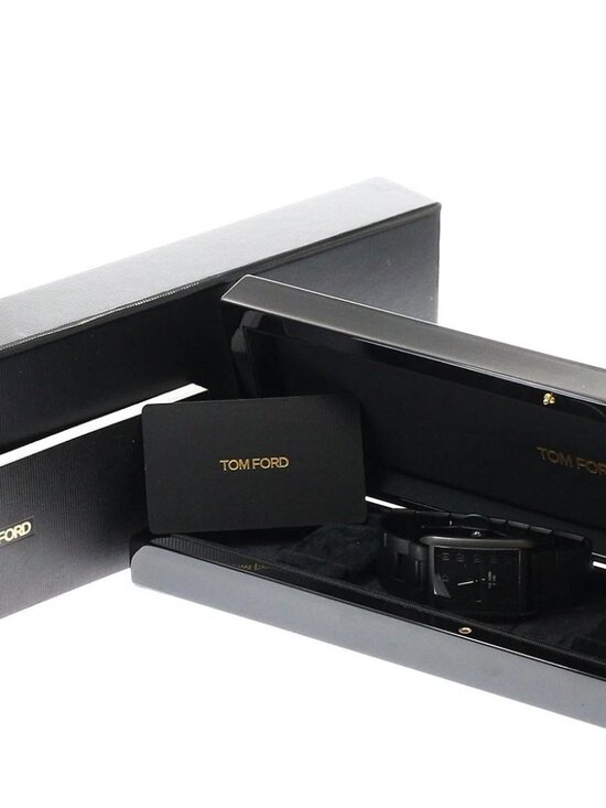 TOM FORD N.001 TFT001006 Black DLC Case black Dial Quartz Men\'s Watch_945020 main image 8